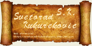 Svetorad Kukureković vizit kartica